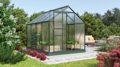 Produktbild von Vitavia Gewächshaus "Comet 5000" smaragd 5,0 m² 4 mm HKP