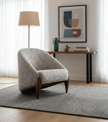 Zdjęcie produktu dla Salon Elegancki fotel Nowoczesne meble tapicerowane Wygodny fotel tapicerowany