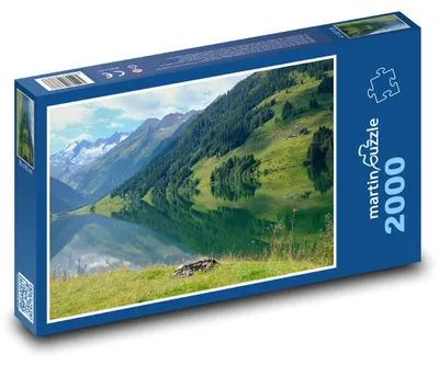 Obrázek produktu pro Puzzle 2000 Poklidné jezero v Alpách - martinpuzzle