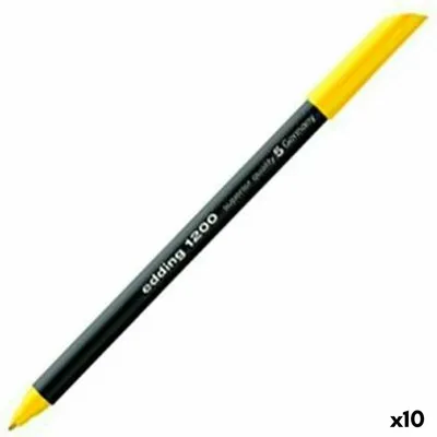 Obrázek produktu pro Vláknová pera edding 1200 colorpen 1 mm žlutá Balení 10 ks