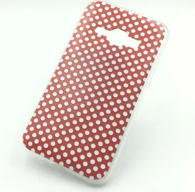Image de Coque de protection pour téléphone Samsung Galaxy J1 (2016), étui en silicone rouge