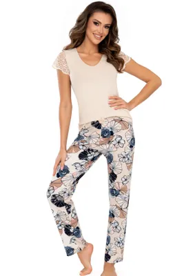 Obrázok produktu pre Dámske pyžamo Sofia - viskóza Béžová XL