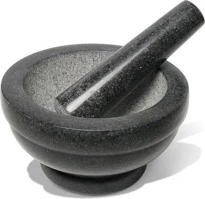 Productafbeelding van Famanu mortel van keramiek - grijs, 16 cm diameter