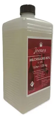 Produktbild von Milchsäure 80% 1 Liter, Joenos, zum Ansäuern von Most und Wein