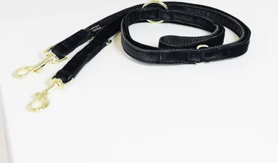 Obrázek produktu pro Kentucky Dogwear Hundeleine Velvet 200 cm Velikost L Schwarz