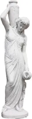 Produktbild von Schöne Wasserspeier Frau aus Steinguss Neu Frostfest PO-1101
