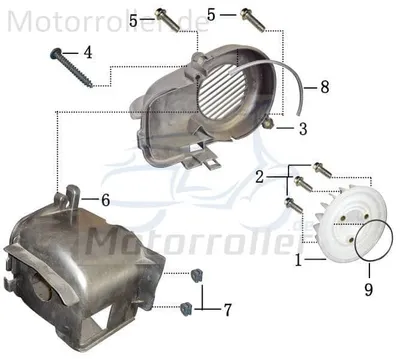 Produktbild von AGM Fighter 50 One O-Ring Lüfter 50ccm 2Takt 20402G02F000 Motorroller.de Gummidichtung Dichtring Gummiring Oring Gummi-Ring Dicht-Ring 1E40QMB Scooter