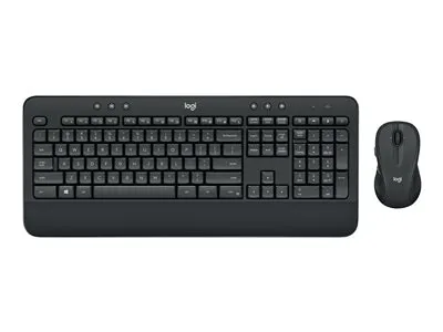 Productafbeelding van Logitech MK545 Advanced, Volledig formaat (100%), Draadloos, RF draadloos, Zwart, Inclusief muis