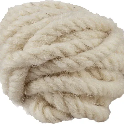 Produktbild von Windhager Bindematerial aus Schafwolle, weiß, 10 m, für Bindearbeiten und Dekorationen