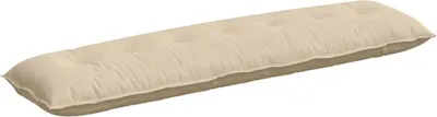 Immagine prodotto di vidaXL Cuscino lombare, crema, 200 x 50 cm, tessuto in microfibra
