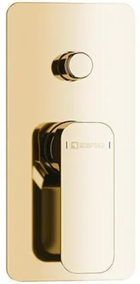 Imagen del producto de Grifo de ducha empotrado Sapho SPY, de dos salidas, color dorado