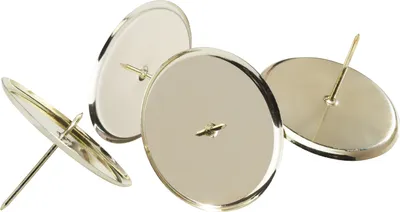 Produktbild von Kerzenhalter "Classic-Big" mit Stecker Goldfarben