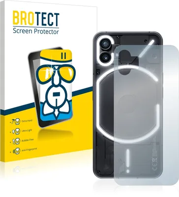 Produktbild von BROTECT Schutzglas für Nothing Phone (1) (Rückseite) Schutzfolie Panzer Folie Glas Display Schutz klar