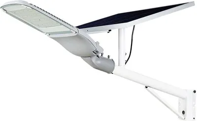 Produktbild von Weiße Solar-Straßenlampen - Samsung - IP65 - 3000 Lumen - 5 Jahre - 6000K