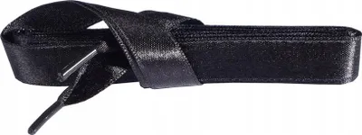Produktbild von Satin Schnürsenkel - 120 cm Kaps - Schwarz
