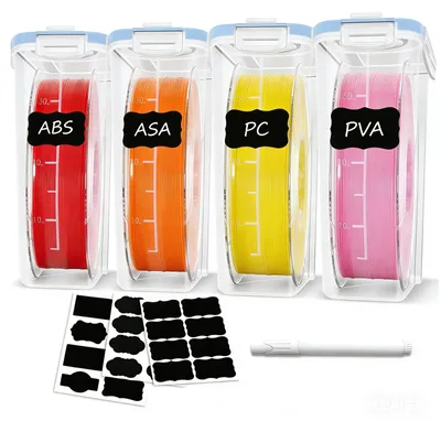 Filament-Aufbewahrungsbox 4,0 l, 4 Stück, wasserdicht, staubdicht