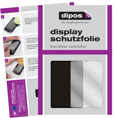 Produktbild von 2x Schutzfolie für Apple iPad Pro 12.9 Zoll (5.Gen 2021) klar Folie