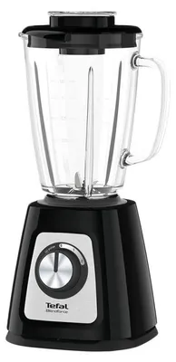 Produktbild von Tefal BlendForce II BL4388, Tischplatten-Mixer, 1,25 l, Pulsfunktion, Eis-Crusher, 800 W, Schwarz, Gebürsteter Stahl