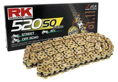 Productafbeelding van RK 520SO ketting, goudkleurig, 120 schakels. Goudkleurig