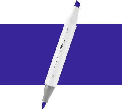 Zdjęcie produktu dla OHUHU dwustronny marker alkoholowy Brush & Chisel, B440 Cyanine Blue