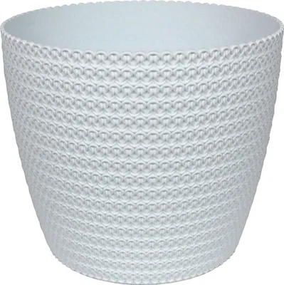 Produktbild von Übertopf Jersey ø 30 weiss