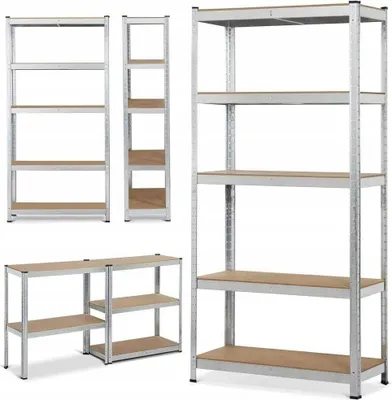 Immagine prodotto di Faltbares Metallregal-Verzinkt-205 X 120 X 45 Cm - Belastbarkeit 1000Kg