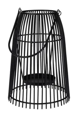 Immagine prodotto di Portacandele per 1 candela 29x20cm in metallo NERO