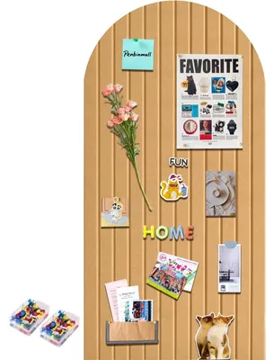 Obrázek produktu pro Filcová nástěnka, rozměry 120 x 60 cm, s zaoblenými rohy a samolepicí zadní stranou