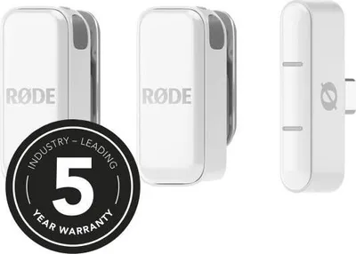 Obrázok produktu pre Rode Wireless Micro Bezdrôtový mikrofón USB-C biely s mäkkým puzdrom