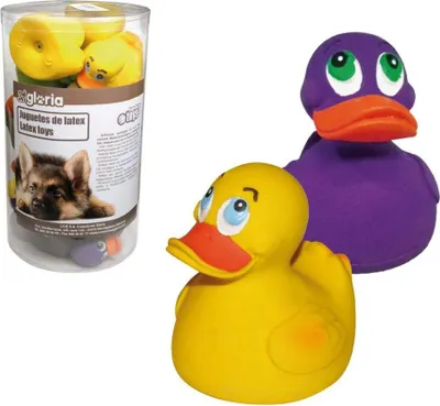 Produktbild von Hundespielzeug Gloria Enten Latex (18 pcs)