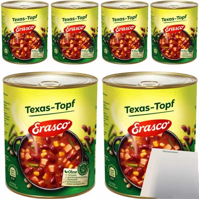Produktbild von Erasco Texas-Topf VPE (6x800g Dose) + usy Block