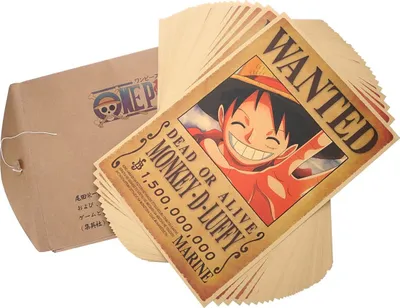 Obrázek produktu pro One Piece Wanted Poster Set I 66 Stk. I Formát A3