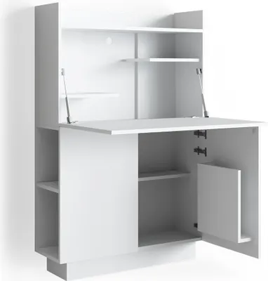 Produktbild von Vicco Sekretär Schreibtisch Alena, 85 x 27 cm, Weiß