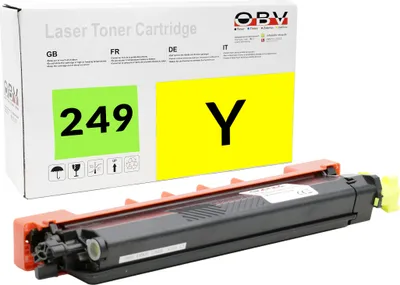 Produktbild von OBV Kompatibel, mit Chip 249 TN-249Y Toner passend für Brother HL-L8230cdw HL-L8240cdw MFC-L8340cdw MFC-L8390cdw - gelb 4000 Seiten