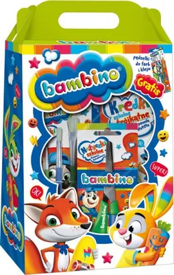 Produktbild von BAMBINO Geschenkset mit Farben, Buntstiften, Layette