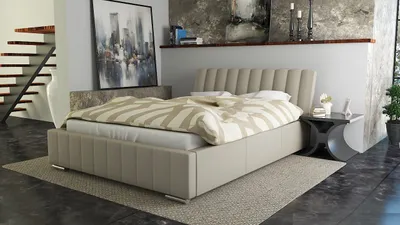 Produktbild von Polsterbett Bett Doppelbett IVANO 200x200cm inkl.Bettkasten