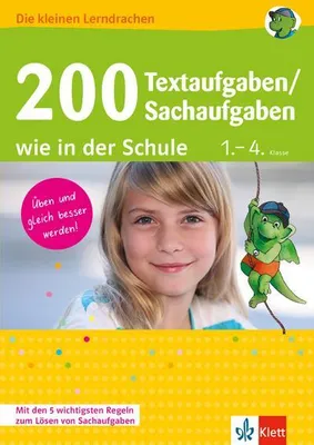 Produktbild von 200 Textaufgaben/Sachaufgaben wie in der Schule 1.-4. Klasse