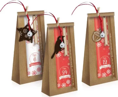 Produktbild von Roth 80323 Adventskalender Bastelset "Bohemian"