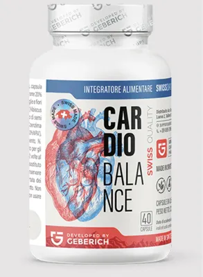 Produktbild von CardioBalance für die Herzgesundheit mit Magnesium, Vitamin B6 & B9 und Hibiskus Blüten