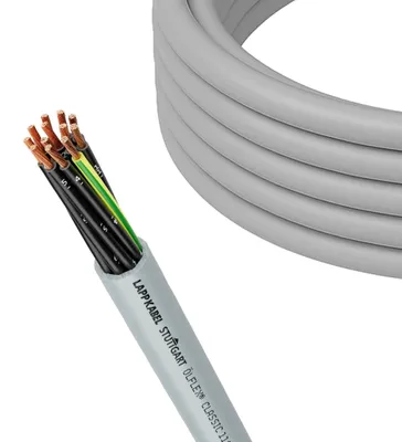 Image de 10 mètres Lapp 1119112 Ölflex Classic 110 PVC Câble de12x0,75 mm² avec conducteur de protection vert-jaune 12G0,75 mm² I Câble de12 conducteurs I Câble 12 conducteurs