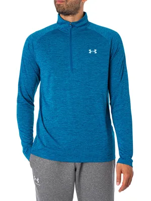 Produktbild von Under Armour Tech Langarm-Oberteil mit 1/2-Reißverschluss, Blau S