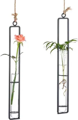 Produktbild von Hängende Metallblumentöpfe transparent für Wohnzimmer