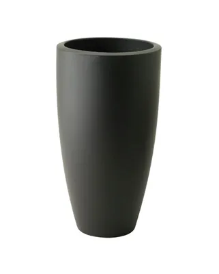 Obrázek produktu pro elho pure soft round high 35, Květináč, Volně stojící, Lineární nízko-hustotní polyethylen (LLDPE), Antracit, Kulatý, Vnitřní/venkovní