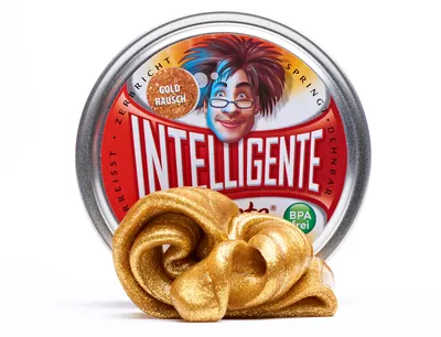 Obrázek produktu pro Intelligente Knete 22001, Modelovací těsto, Zlato, Dětský, 80 g, 1 kusů