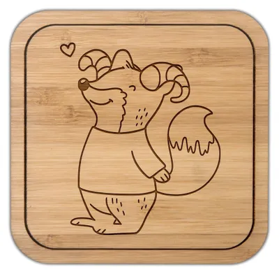 Produktbild von Mr. & Mrs. Panda Tassenuntersetzer Widder Astologie - Transparent - Geschenk, Flaschenuntersetzer, Tierkreiszeichen, Sternzeichen, Coaster, Untersetzer Quadratisch