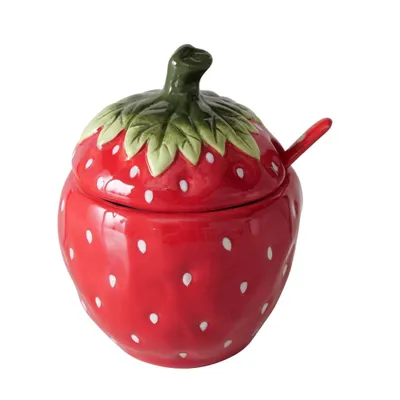 Produktbild von Dekoratívna nádoba na džem jahoda STRAWBERRY, 380 ml