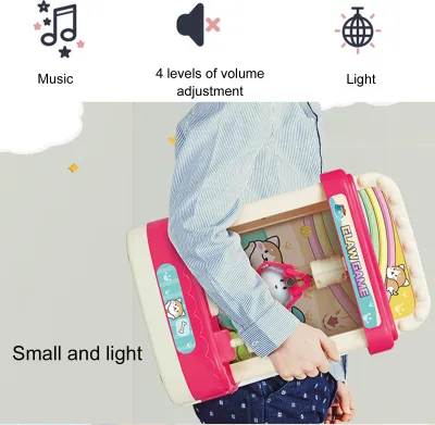 Produktbild von Kinder-Klauenmaschine, Haushalts-Mini-Süßigkeitspuppenspiel mit leichter Musik, Blau