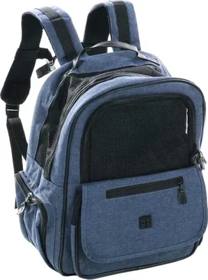Produktbild von Flamingo Wiro Haustierrucksack Blau 40 x 25 x 41 cm Blau 40 x 25 x 41 cm