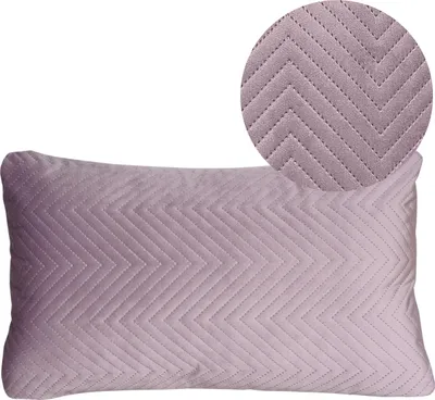 Produktbild von Geronimo | Dekokissen - Violett - 50x30 cm - Gestepptes Kissen - Maschinenwaschbar - Abnehmbarer Bezug - Antiallergisch