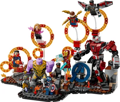 Produktbild von LEGO ǀ Marvel Avengers: Endgame Letzter Showdown - Bauspielzeug mit 10 Minifiguren, darunter Captain America, Iron Man, Black Panther & Dr. Strange - Geschenk für Jungen und Mädchen 76323